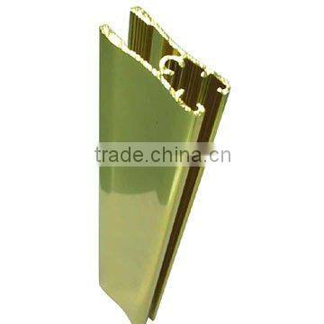 Aluminum Extruded Profiles (Gold Polish)