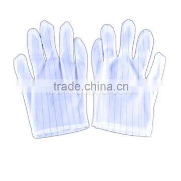 ESD Polyester Gloves Anti-static Strip Gloves