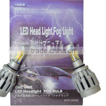 New arrival!!gold color led all in one headlight for 2000lm