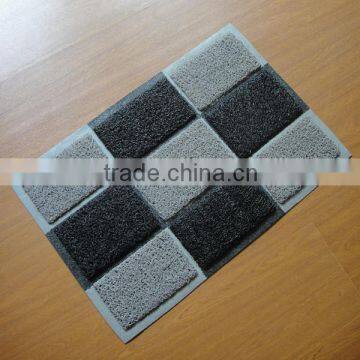 Embossed logo pvc coil door mat manufacturer