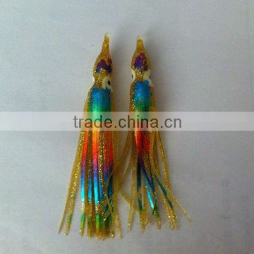 90MM gold octopus skirt soft fishing lure