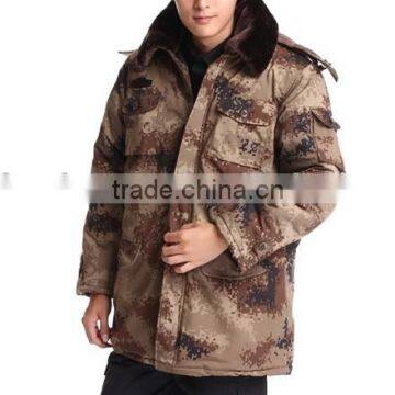 Camouflage Camo Safety Workwear Winter Padded Cotton Overcoat Outdoor Men Jacket