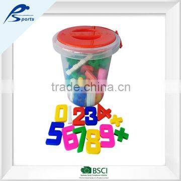 Newest Educational Toy 64 PC Number Blocks TUB
