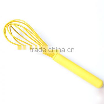 100% Food Grade Mini Whisk 8inch Silicone Coated Whisk for Children