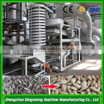 Oat shell hulling machine