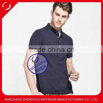 Fashion 5 Spandex 95 Cotton Polo T Shirt For Men