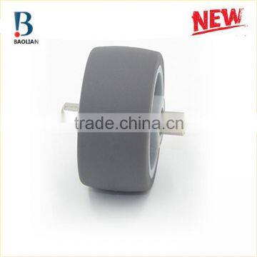 2016 Newest Durable 36.5mm Grey TPU Ball Rubber Caster Wheels With Shaft photo-6