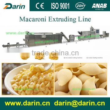 Automatic Frying pellet snacks pasta macaroni food extrusion machine in China