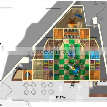 Cheer Amusement Children Themed Ocean And Pirate Indoor Playground