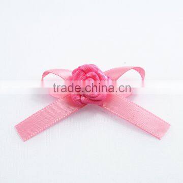 hand make garment satin ribbon roses