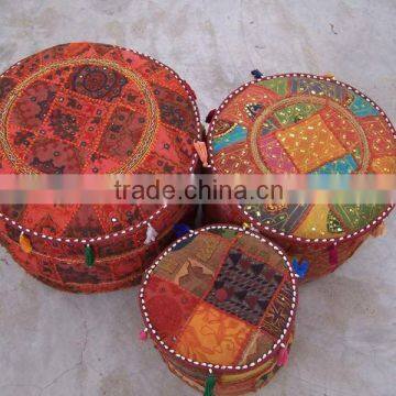 INDIAN HANDMADE VINTAGE PUFFS