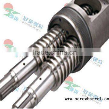 Parallel Co-rotating Twin Screw Extruder Screw and Barrel