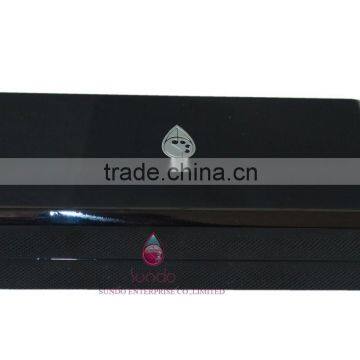 high quality black wooden pen box for gift