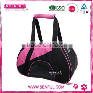 Pet Outdoor Carrier Durable and Breathable Full Zipper Pet Handbag