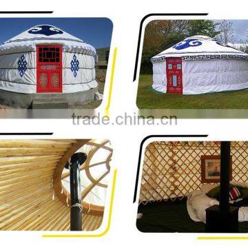 white color mongolian yurt