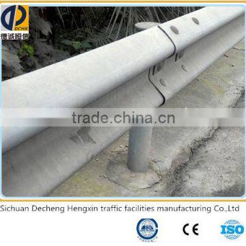 hot roll high-quality highway guard rail china supplier, spraying plastic steel used guardrail for sale