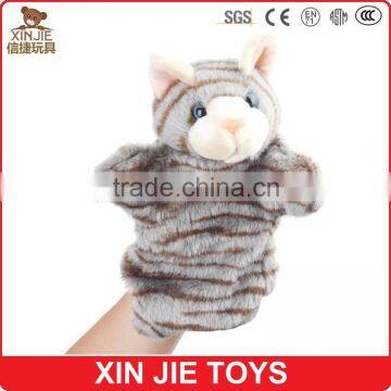 cat hand puppet custom plush cat hand puppet cat shape hand puppet