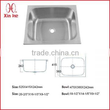 topmounted sink kitchen