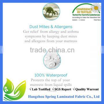Lab Certified Organic Cotton Allergen Free Breathable Phthalate Free Strech to Fit Mattress Cover photo-4