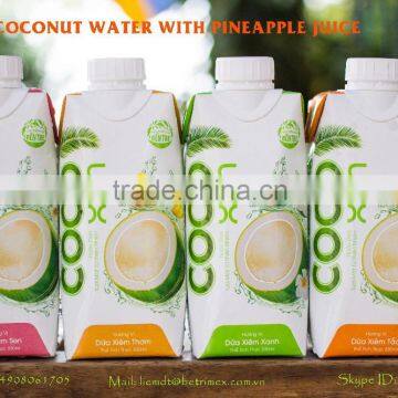 COCONUT WATER WITH PINEAPPLE JUICE (in Tetra Prisma Aseptic)