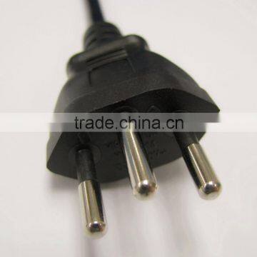 SEV Standard 10A /250V 3pin Swiss Plug photo-1
