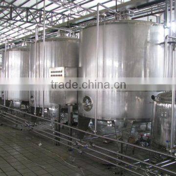 Fully automatic complete yoghurt processing line