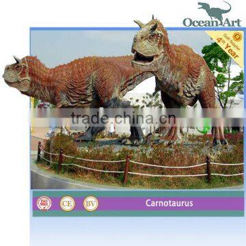 realistic simulation museum Fiberglass Dinosaurs statue