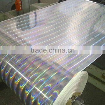 Cosmetics packaging film/Clear PET Holographic film