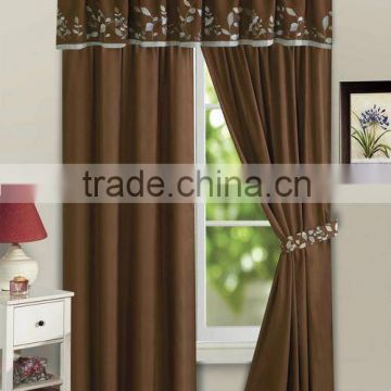 embroidery curtain set