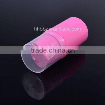 50ml pink cosmetic lotion pump bottles with metal spring high quality