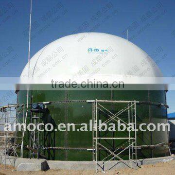 Bio methane gas holder on biogas digester