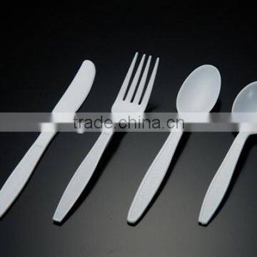 hard quatlity 100% dygienic Disposable PS plastc cutlery sets ,picnic set,knife,fork,spoon set