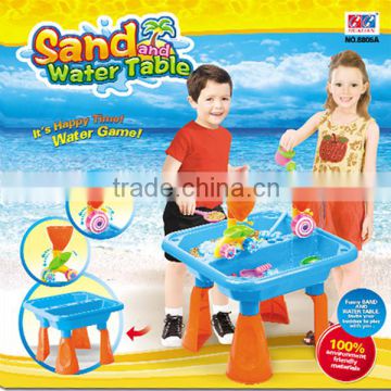 Newest Outdoor Garden Tools Toy Set With Table For Playing Sand & Water