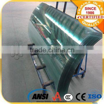 hot sell 3-19mm bent tempered glass with ANSIZ97.1 EN12150 EN14428 BS6206 AS/NZS 2208