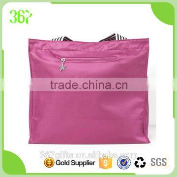 Tote Nylon Snap Fastener PP Webbing Handbag With Big Compartment photo-2