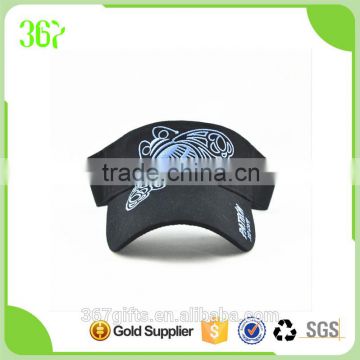 Newest Design Butterfly Embroidery Logo Sunshade Viosr Cap Wholesale