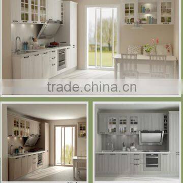 full set Large Modern Kitchen laminate kitchen cabinets