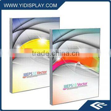 LED optical lens fabric light box for tradeshow