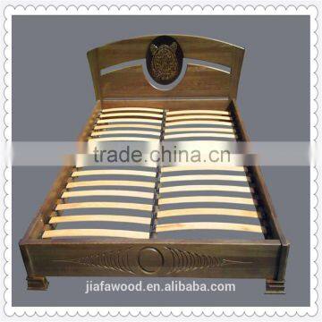 2014 new on sale extra strong bed frame,wooden slats flat bed frame poplar bed slats,genuine leather bed,modern diamond bed met