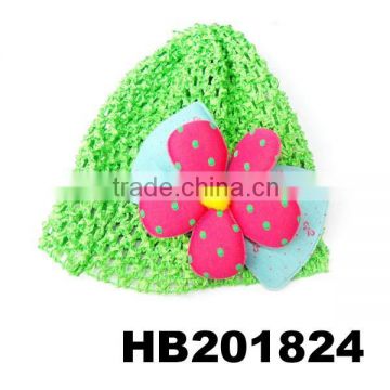 wholesale newborn baby flower headband with fabric flower