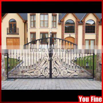 Beautiful Simple Decorative Wrought Iron Gate Arch