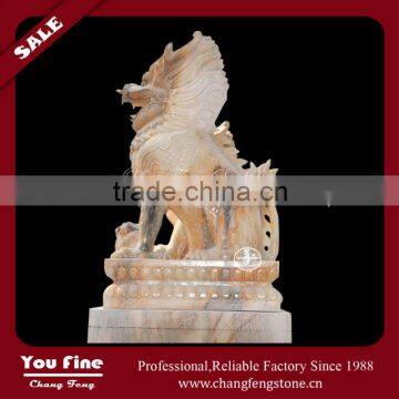 Marble Decorative Outdoor Dragon Statue