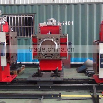 Pipe prefabrication flange quick fit up machine