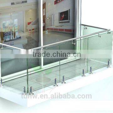 spigot glass railing for balcony or pool frameless glass balustrade glass railing