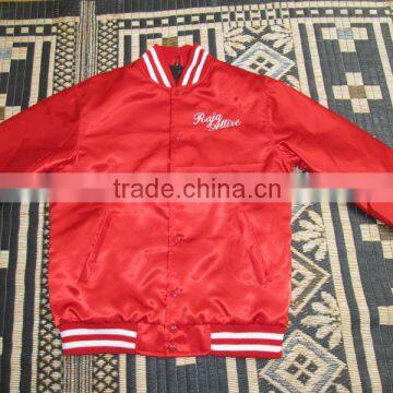Custom Satin Bomber Jackets photo-4