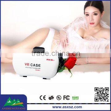 VR Case 3d Virtual Reality Helmet Video Glasses 3d Glasses for Blue Film Video Open Sex Video