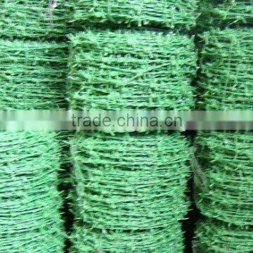 Plastic Coated Barbed Wire Mesh(manufacturer)