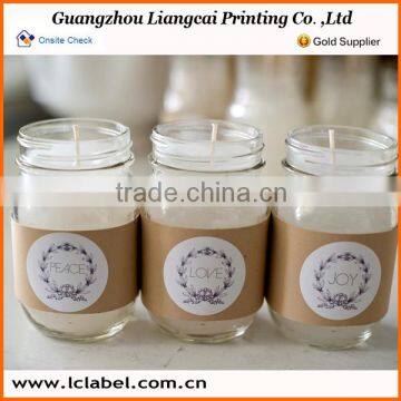 Water Proof PVC Candle Label Custom Candle Label Candle Label in Sheet photo-2