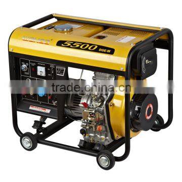 CE 4.5KW WAHOO WH5500DG heavy duty diesel generators for home with prices