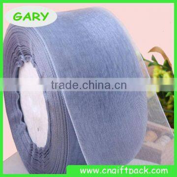 printed Lavender organza ribbon wholesales